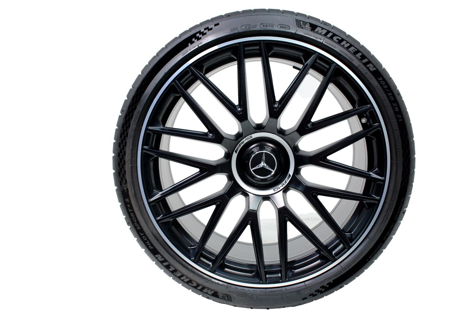 22 - 25 Mercedes SL63 AMG 21" Forged 10-Spoke Wheels Tires Michelin PS4S OEM Set