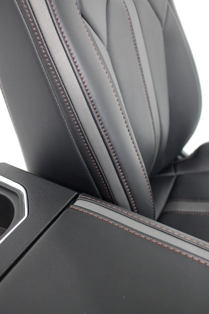 15-22 Ford F150 F250 Platinum Heated Cooled Massage Leather Seat Console Set