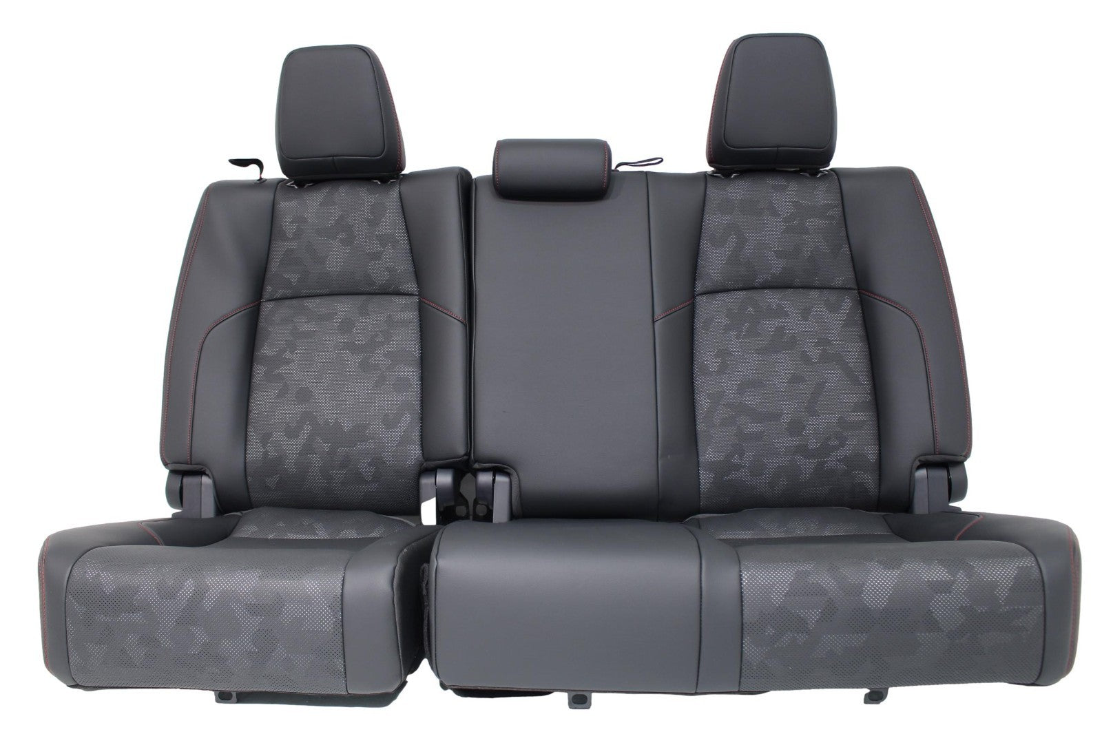 2024 - 2025 Toyota Tacoma TRD Pro Rear Seats, Black Leather Camo