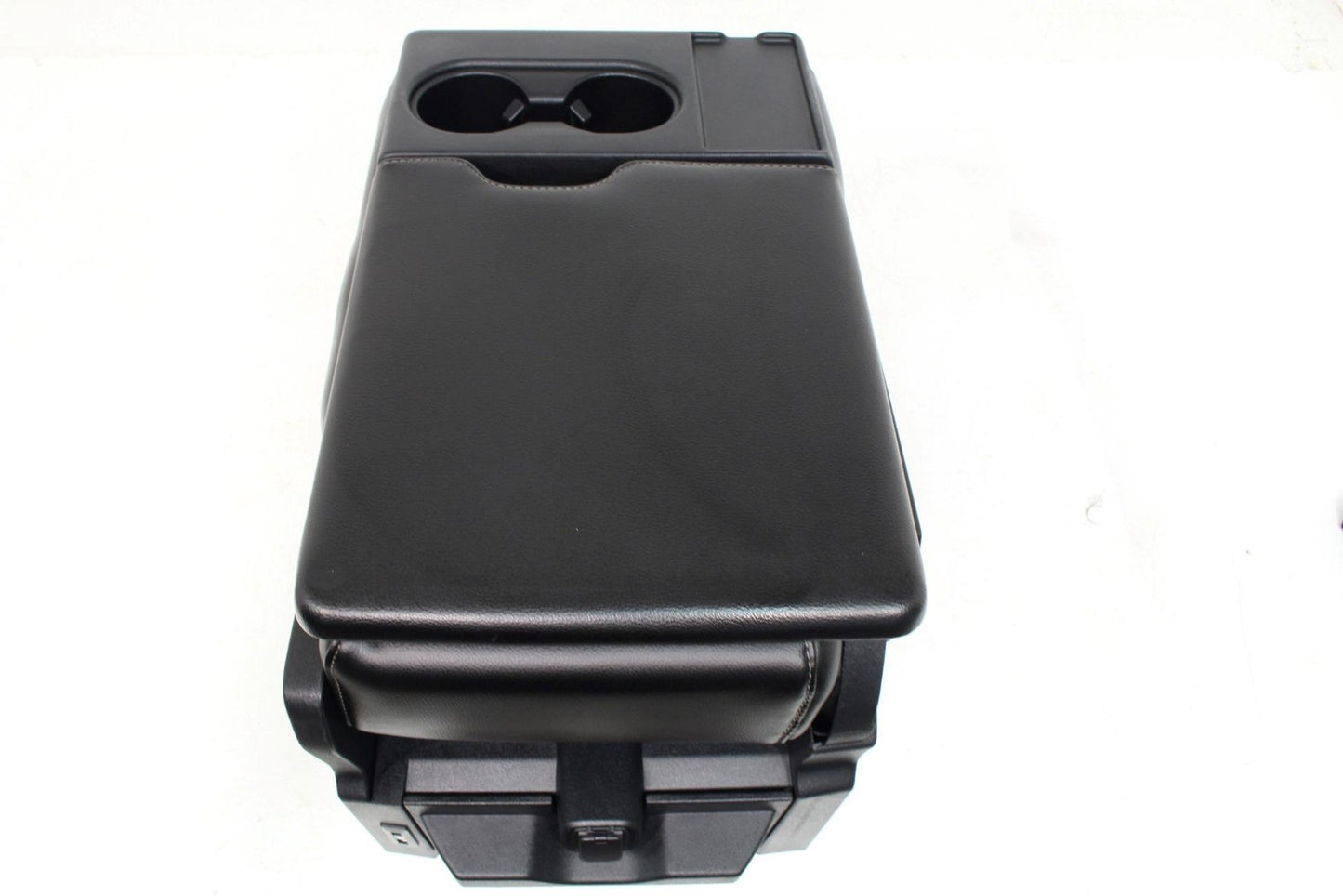 2015 - 2024 Ford F150 F250 Super Duty Jump Seat Center Console Black Leather Kit