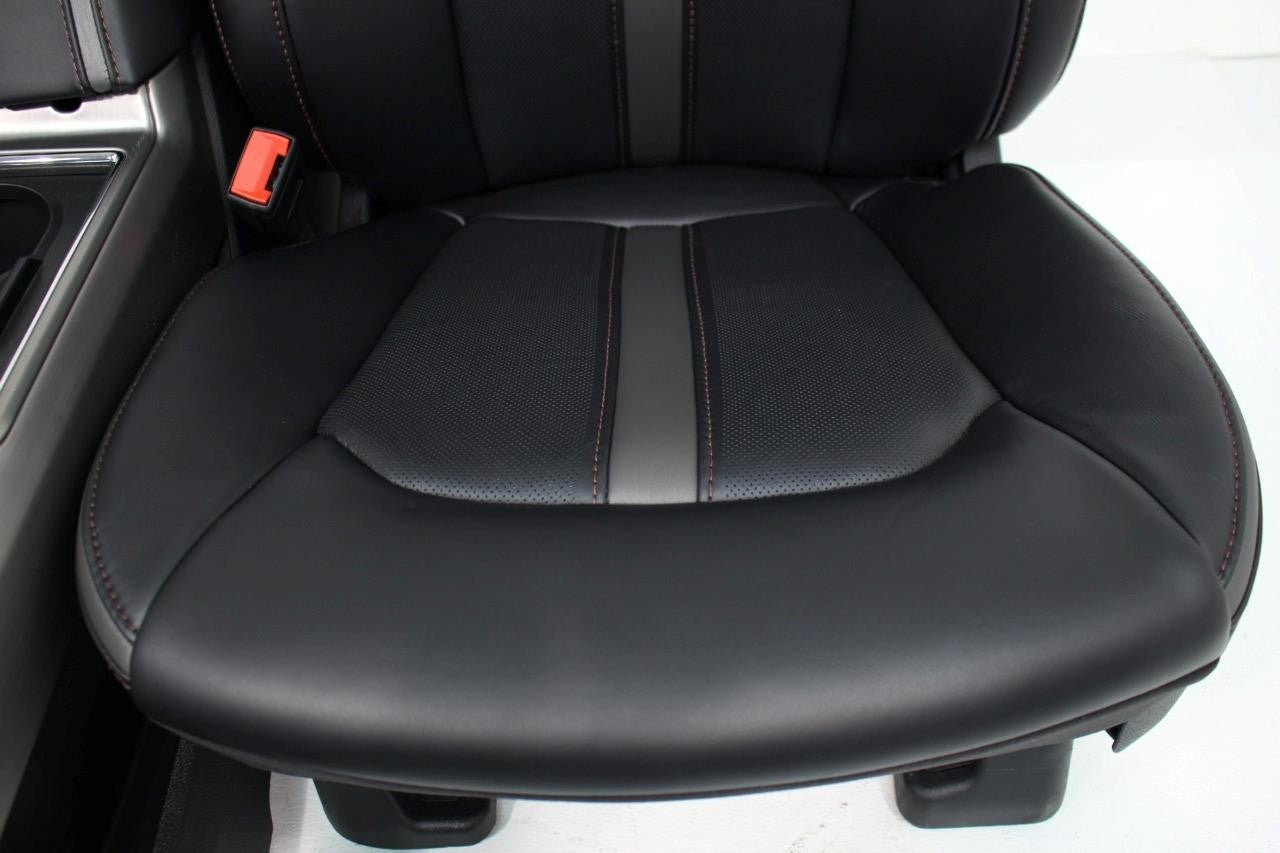 15-22 Ford F150 F250 Platinum Heated Cooled Massage Leather Seat Console Set