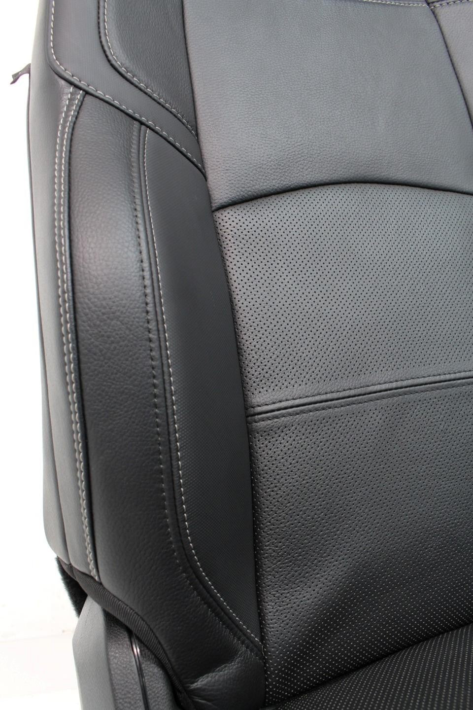 2009-2024 Dodge Ram Rebel Black Leather Heated & Cooled Front and Rear Seats