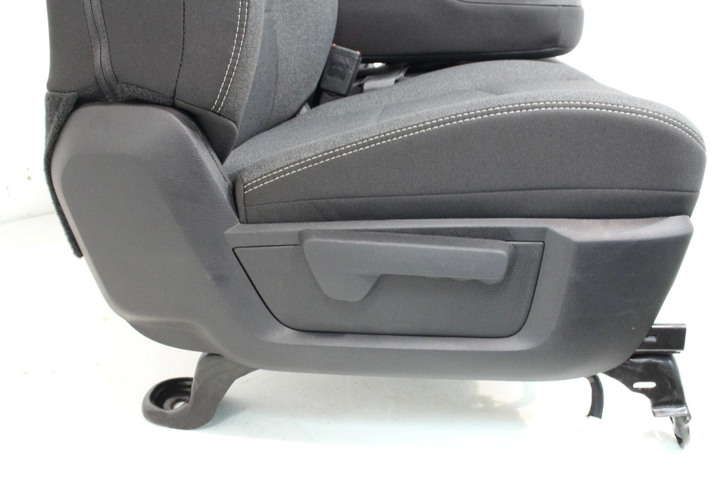 2002 - 2025 Dodge Ram Black & Gray Cloth Front Seats with Jump Seat Console