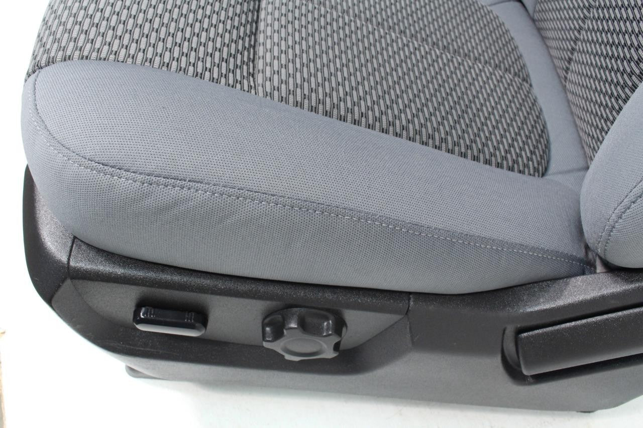 1999-2016 Ford Super Duty Steel Gray Cloth Seats with Center Console Jump Seat