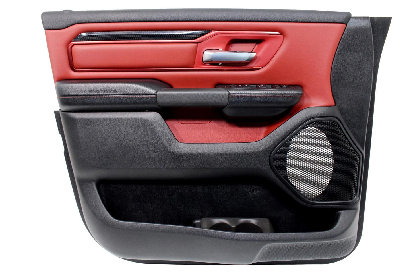 2019 - 2024 Dodge Ram 1500 Rebel Quad Cab Door Panels Set Black Red Switches OEM