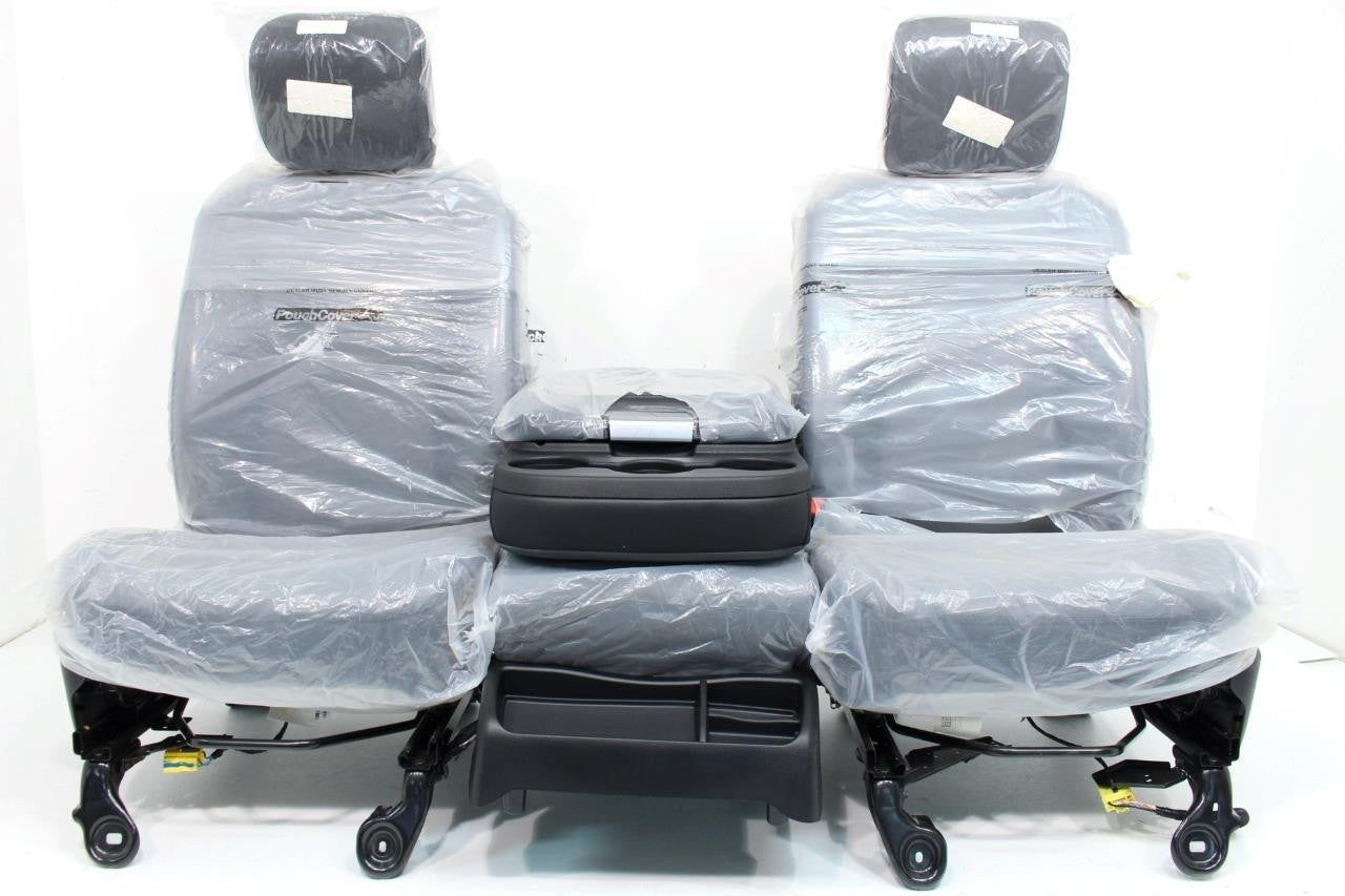 2009 - 2025 Dodge Ram Work Edition Vinyl Front Seats with Jump Seat Console