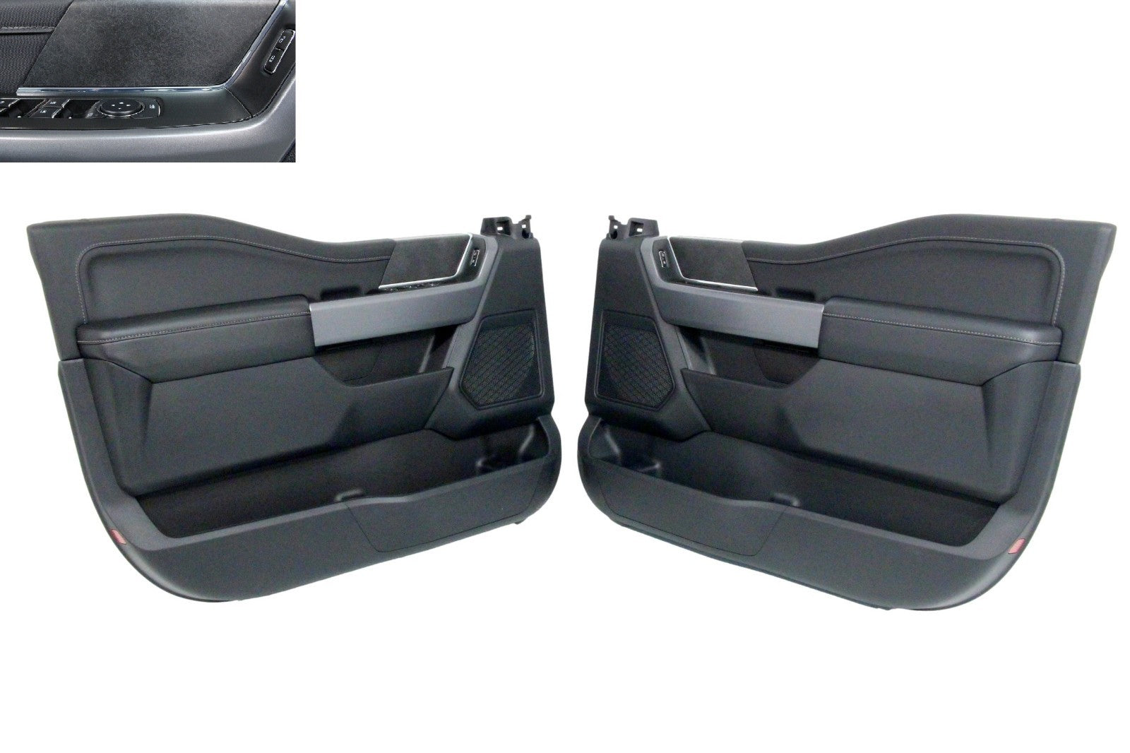 2021 - 2026 Ford F150 Front Door Panels, STX XLT Sport Black