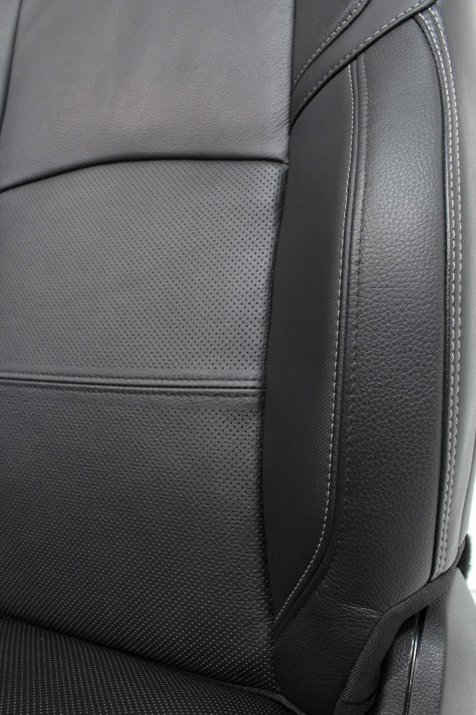 2009-2024 Dodge Ram Rebel Black Leather Heated & Cooled Front and Rear Seats