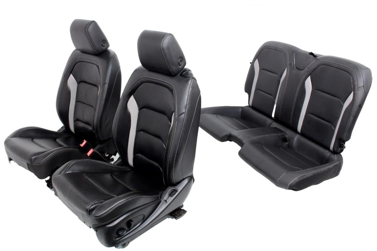 2016 - 2024 Camaro Seats, Front Rear Coupe, 2LT Black Leather Heated Ventilated