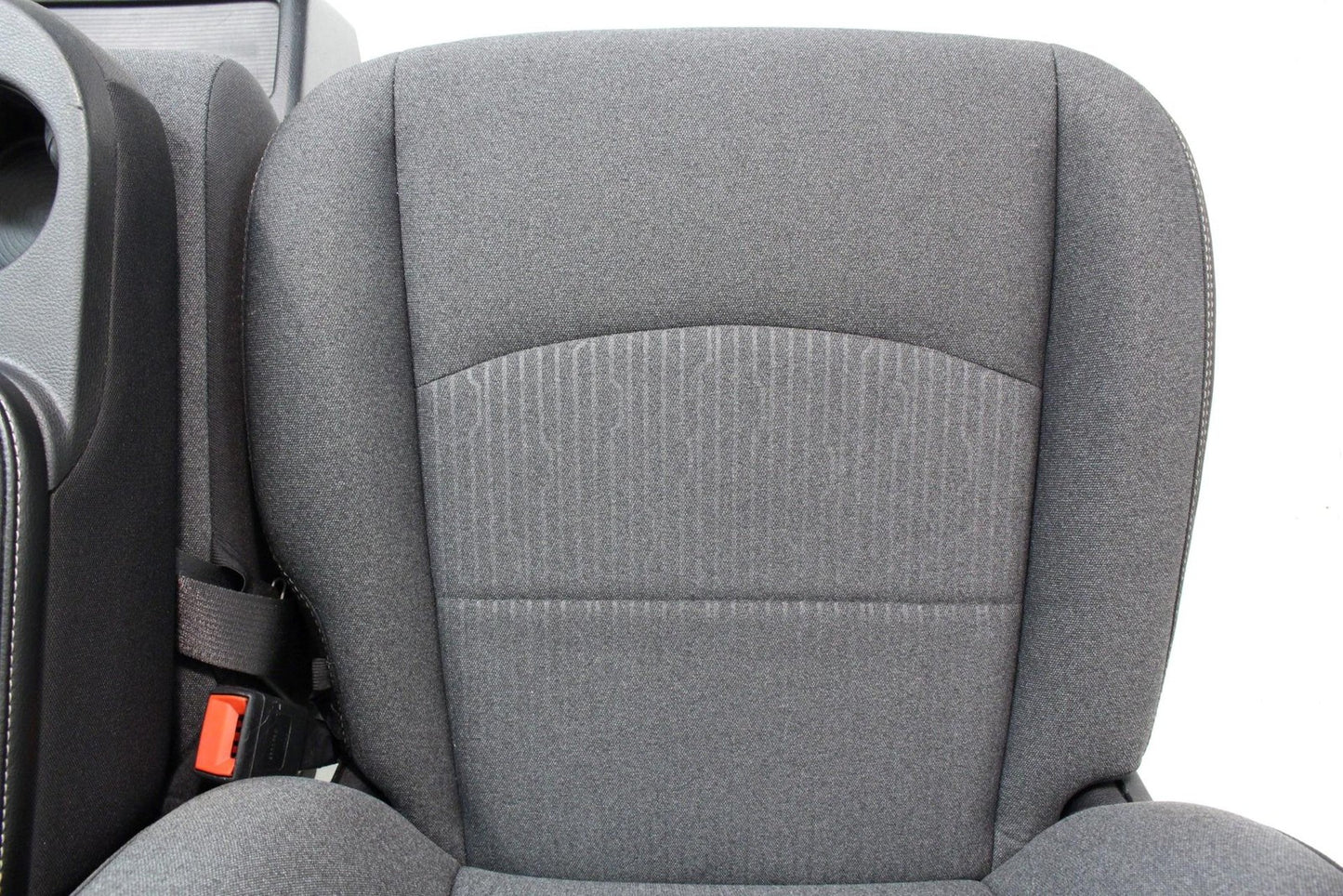 2002 - 2025 Dodge Ram Black & Gray Cloth Front Seats with Jump Seat Console