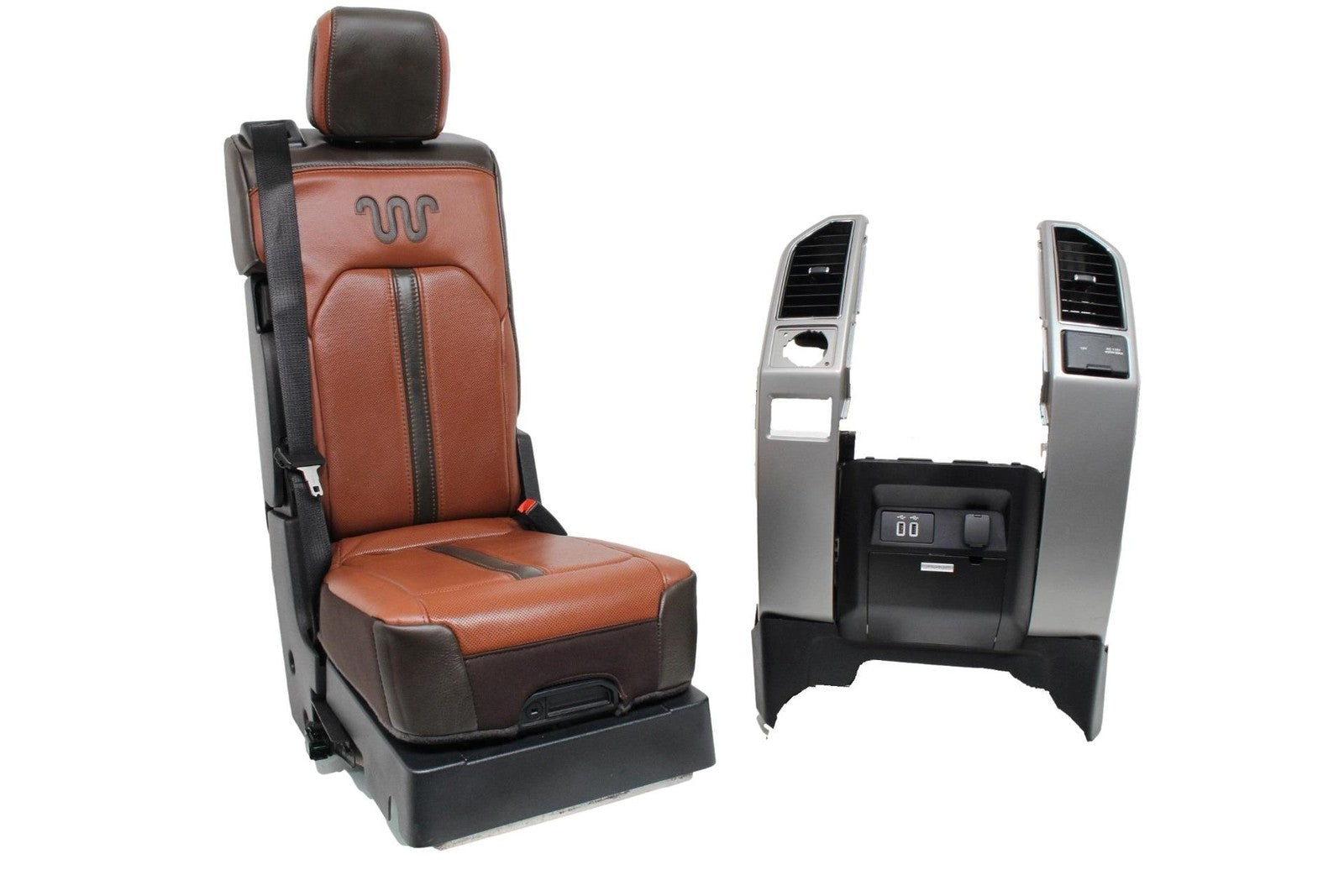 Ford King Ranch Jump Seat Center Console F150 Super Duty F250 Center Seat