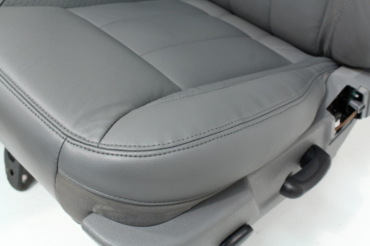 2002-2008 Dodge Ram Slate Gray Leather Seats & Woodgrain Business Console