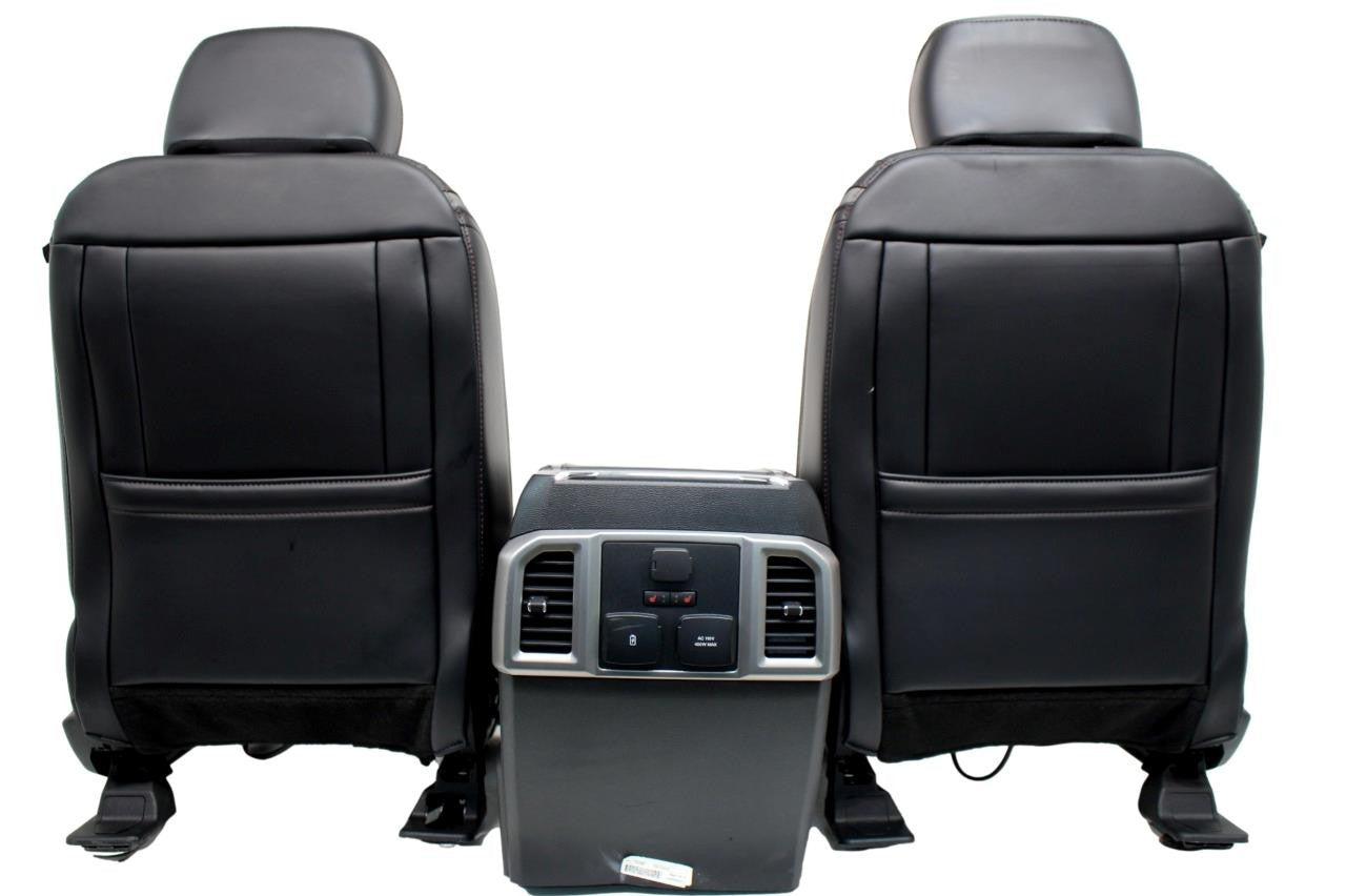 15-22 Ford F150 F250 Platinum Heated Cooled Massage Leather Seat Console Set