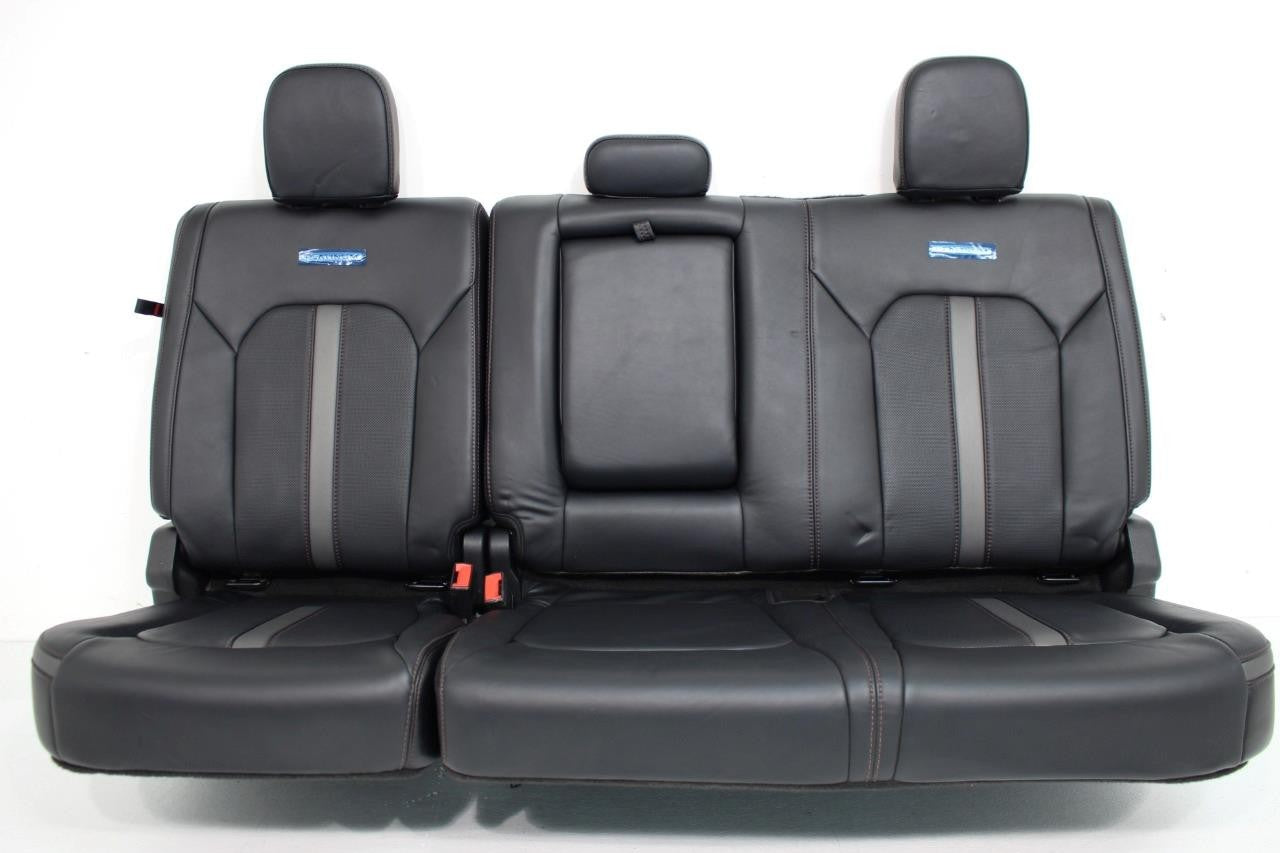 15-22 Ford F150 F250 Platinum Heated Cooled Massage Leather Seat Console Set
