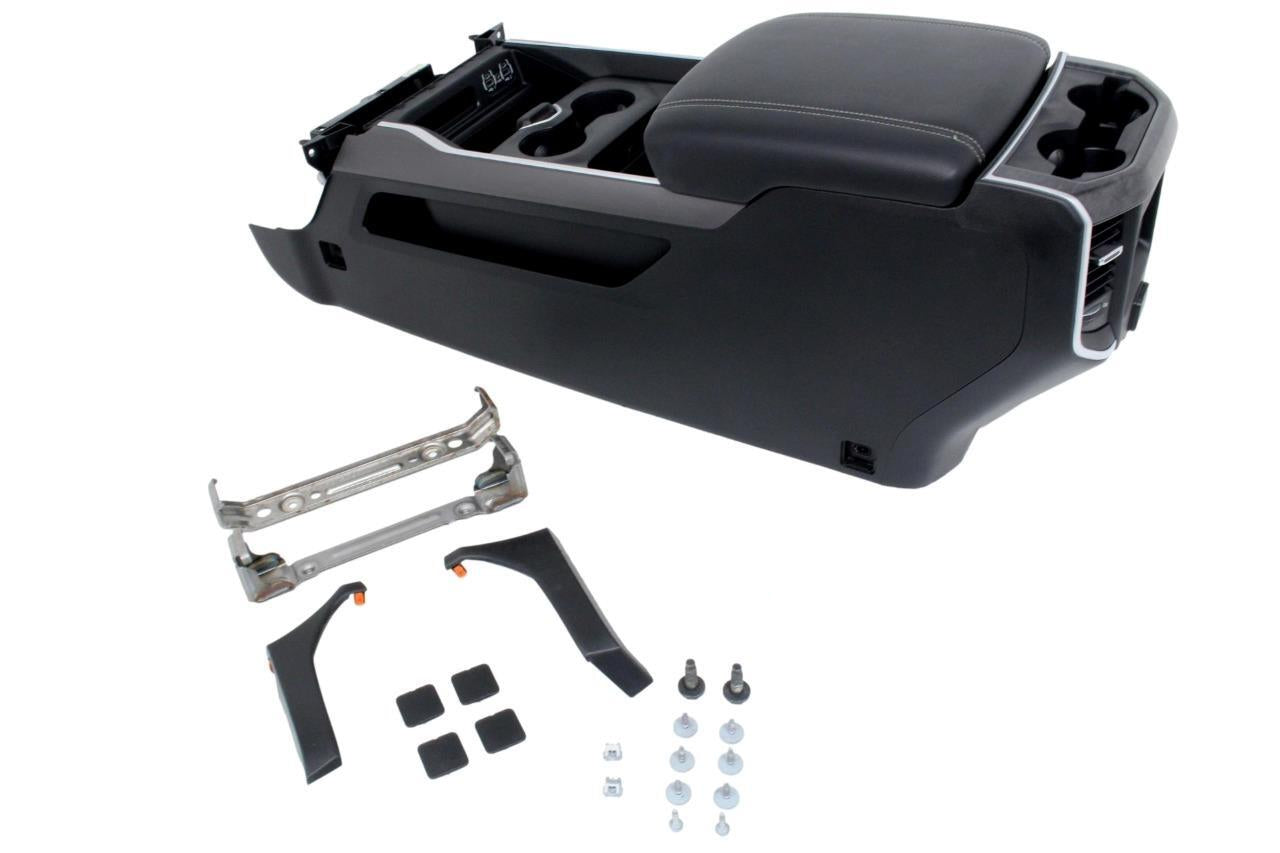 2019 - 2022 Dodge Ram 2500 3500 Black Center Console Complete Kit Brackets Bolts