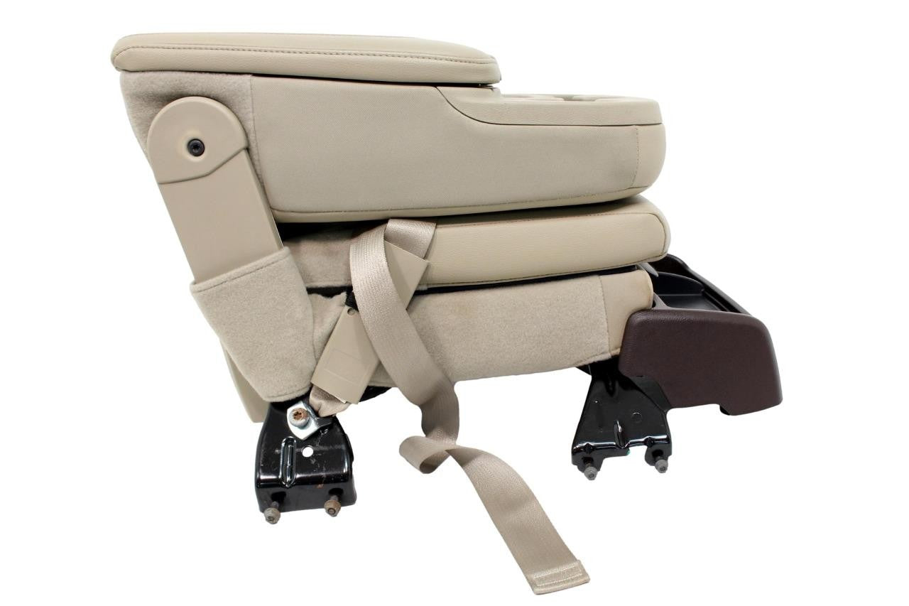 2013 - 2018 Dodge Ram Tan Leather Center Console Jump Seat Complete Kit