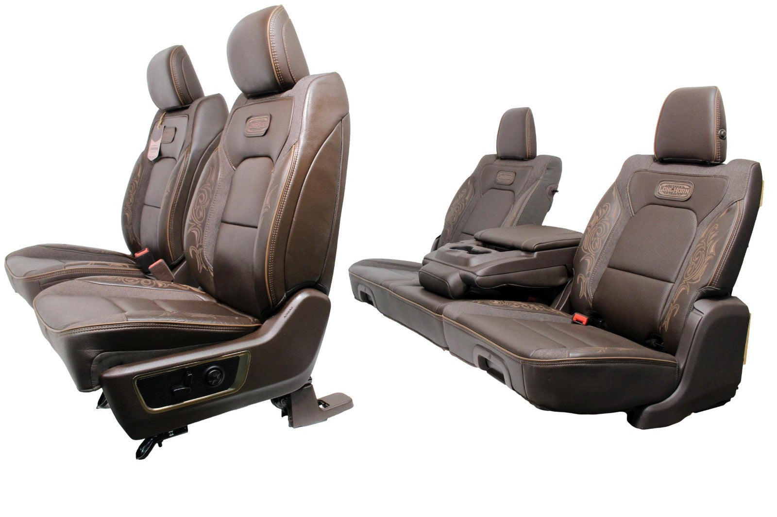 2019 - 2025 Ram 1500 Longhorn Crew Cab Complete Front & Rear Saddle Le –  Get New Seats