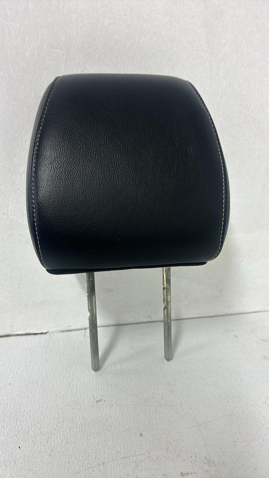 2004 - 2008 OEM Ford F150 Headrest, Front, Black Leather, White Stitching, Used