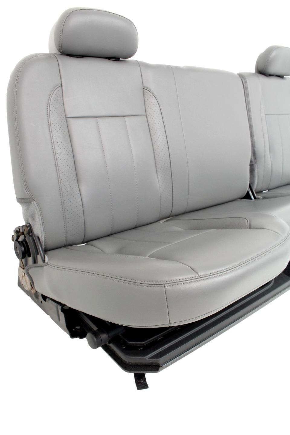 2002-2008 Dodge Ram Slate Gray Leather Seats & Woodgrain Business Console