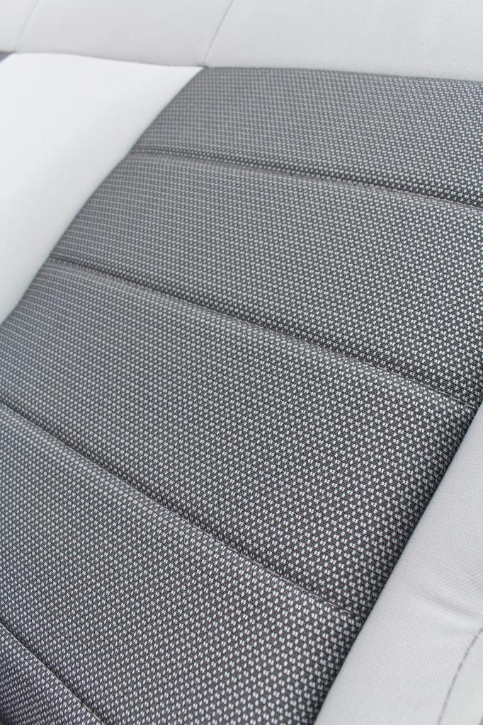 2007 - 2018 Jeep Wrangler JK (2-Door) Gray Cloth Rear Seat 2008 2009 2010 2011