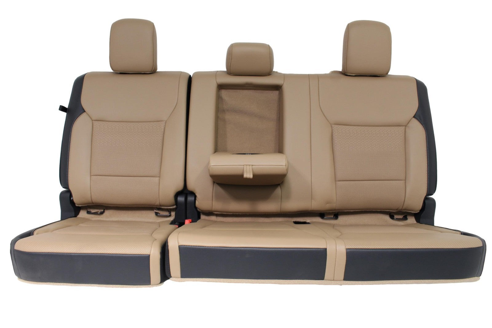 2021 - 2025 Ford F-Series Crew Cab Back Seat, Crew Cab, Tan Leather  F-150 F-250
