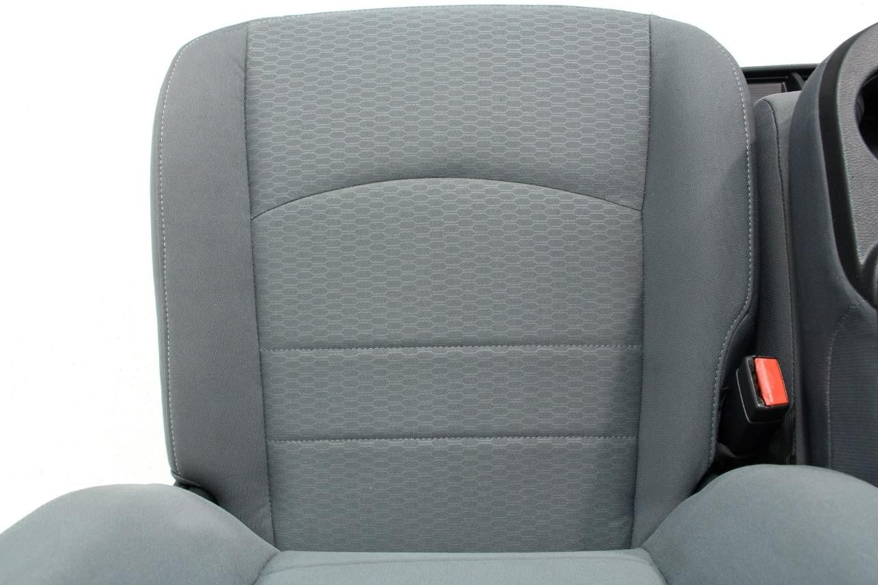 2009 - 2018 Dodge Ram 1500 2500 3500 Grey Cloth Bucket Seats Jump Seat Console