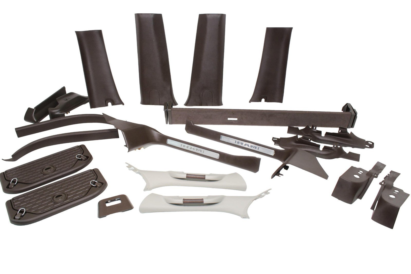 19-25 Ram 1500 DT Crew Complete Longhorn Interior Seats Console Dash Door Panel