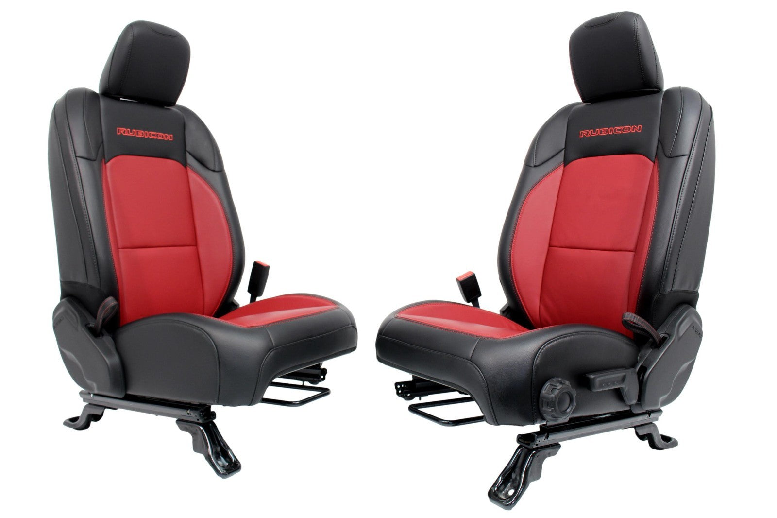 18 - 24 Jeep JL JLU JT Wrangler Front Seats, Rubicon Black 