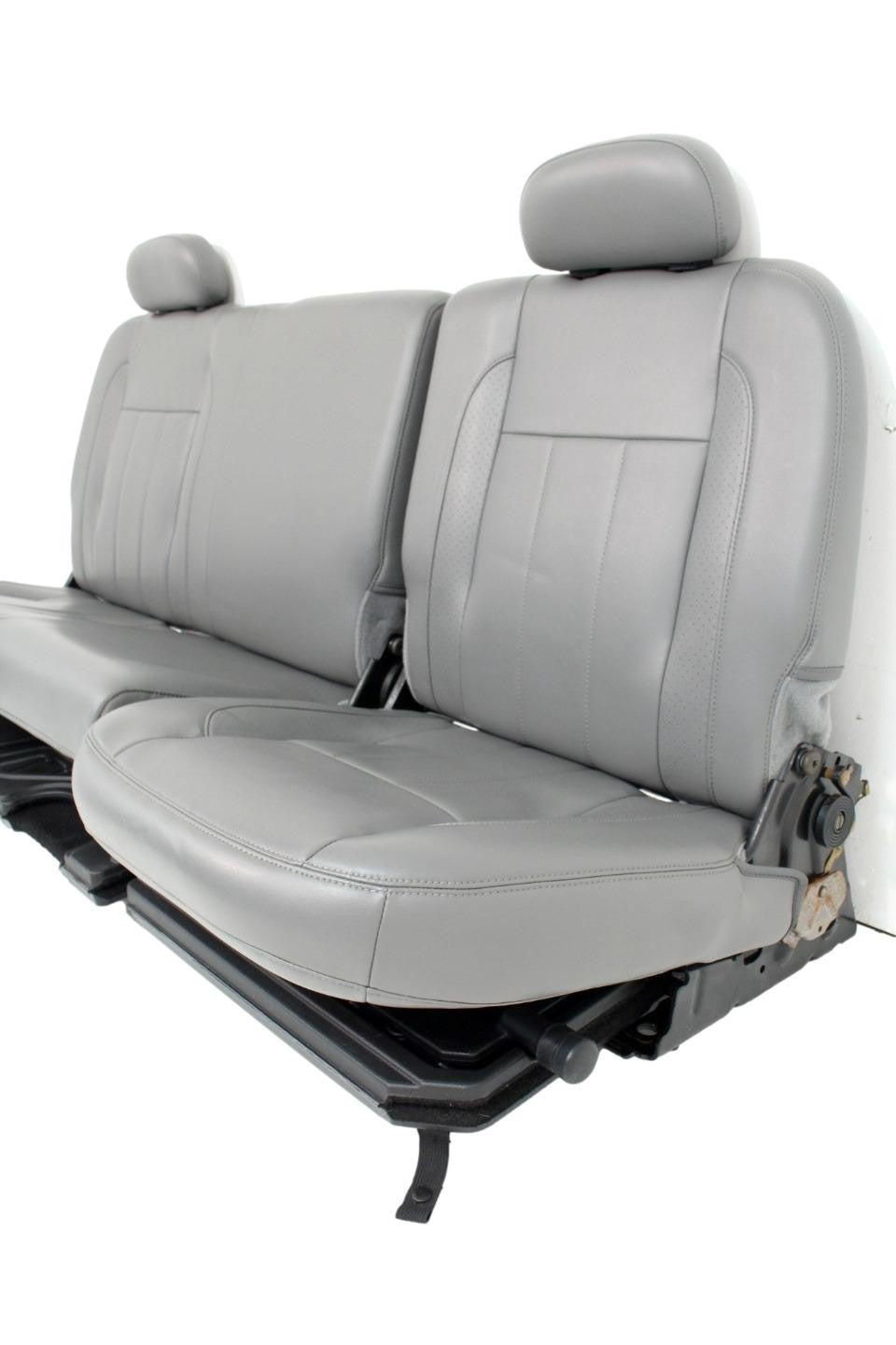 2002-2008 Dodge Ram Slate Gray Leather Seats & Woodgrain Business Console