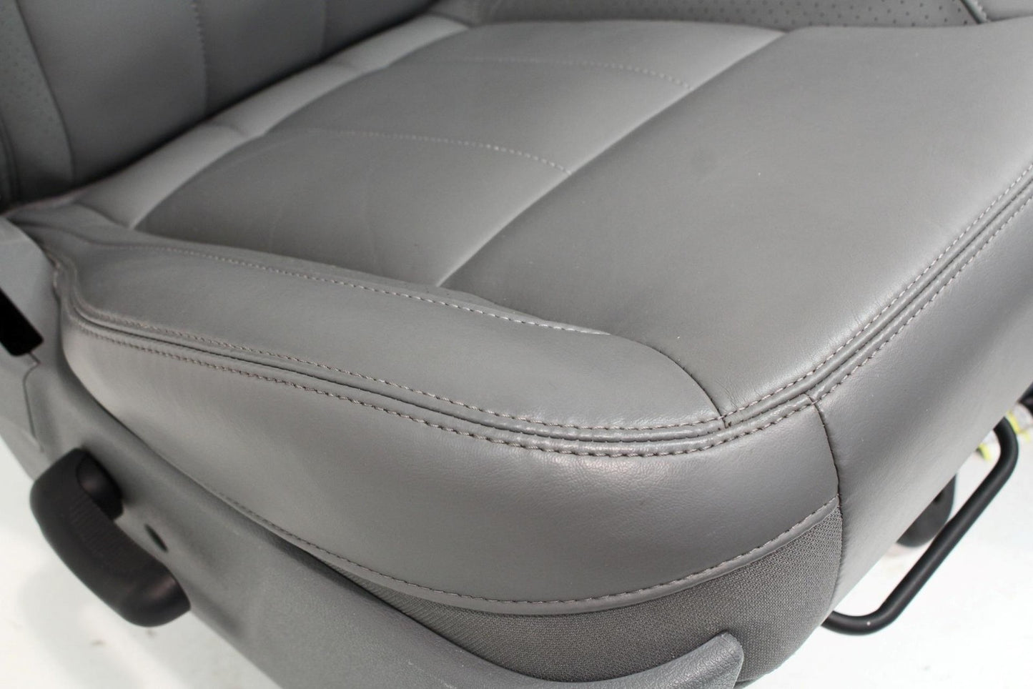 2002-2008 Dodge Ram Slate Gray Leather Seats & Woodgrain Business Console