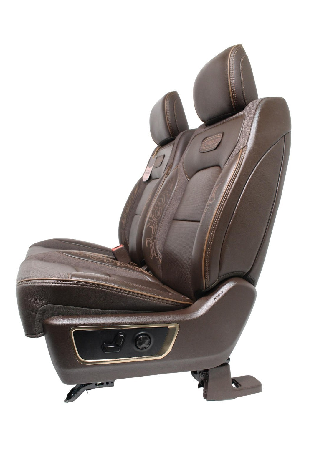 2019 - 2025 Ram 1500 Longhorn Crew Cab Complete Front & Rear Saddle Leather Seat