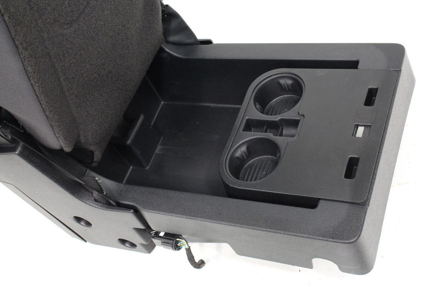 2015 - 2024 Ford F150 F250 Super Duty Jump Seat Center Console Black Leather Kit