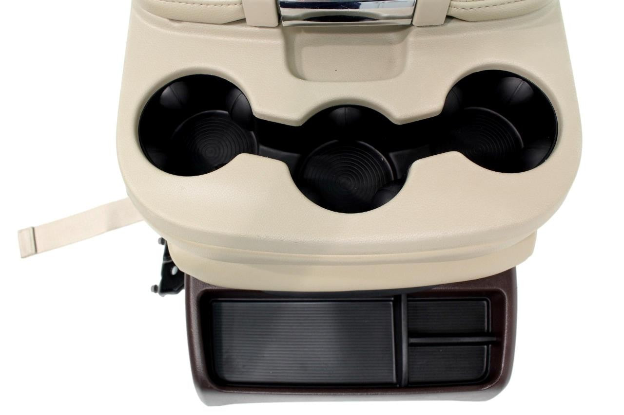 2013 - 2018 Dodge Ram Tan Leather Center Console Jump Seat Complete Kit