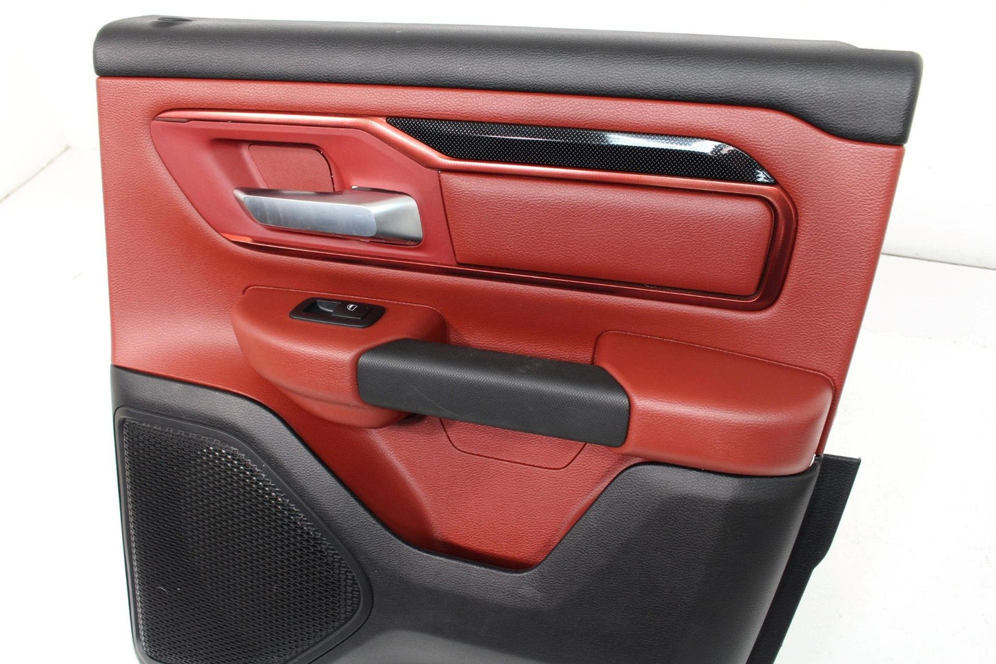 2019 - 2024 Dodge Ram 1500 Rebel Quad Cab Door Panels Set Black Red Switches OEM