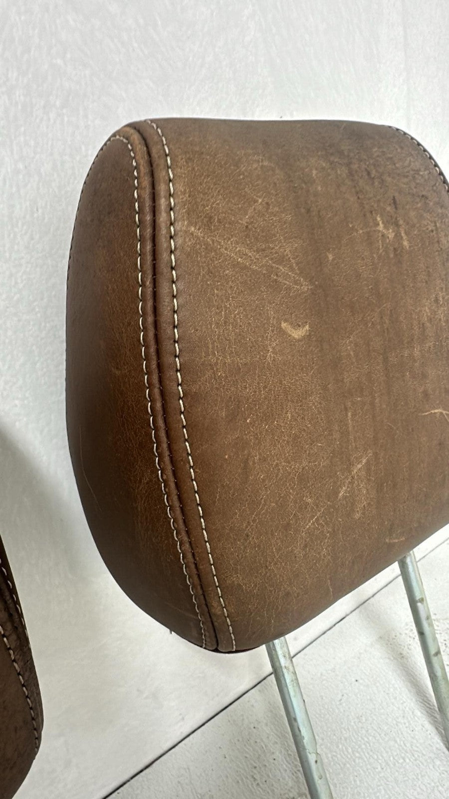 2004 - 2008 OEM Ford F150 Headrest Set, Front, King Ranch Leather, Used