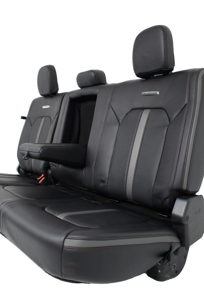 15-22 Ford F150 F250 Platinum Heated Cooled Massage Leather Seat Console Set