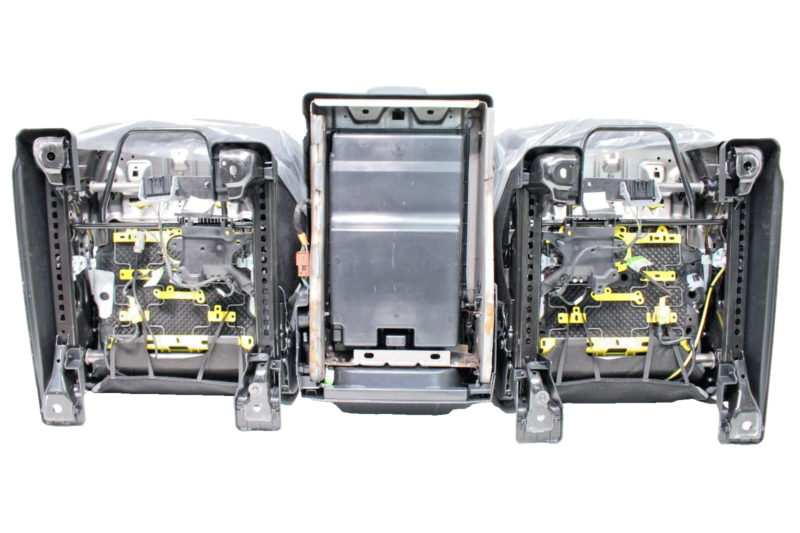 2015 - 2025 Ford F150 Super Duty Vinyl Bucket Seats w/ WorkStation Jump Seat