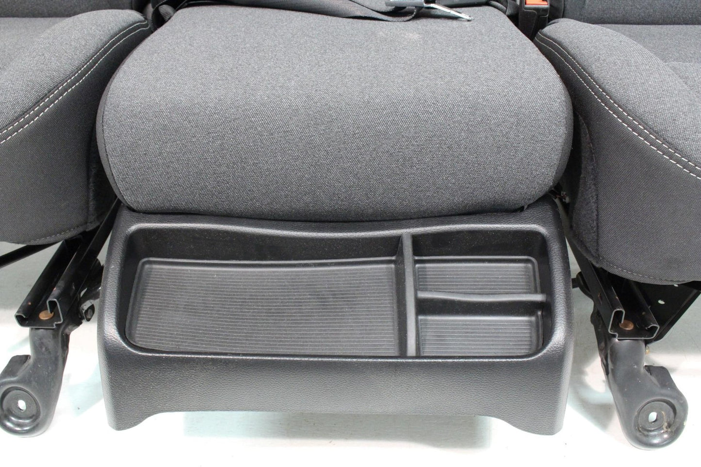2002 - 2025 Dodge Ram Black & Gray Cloth Front Seats with Jump Seat Console