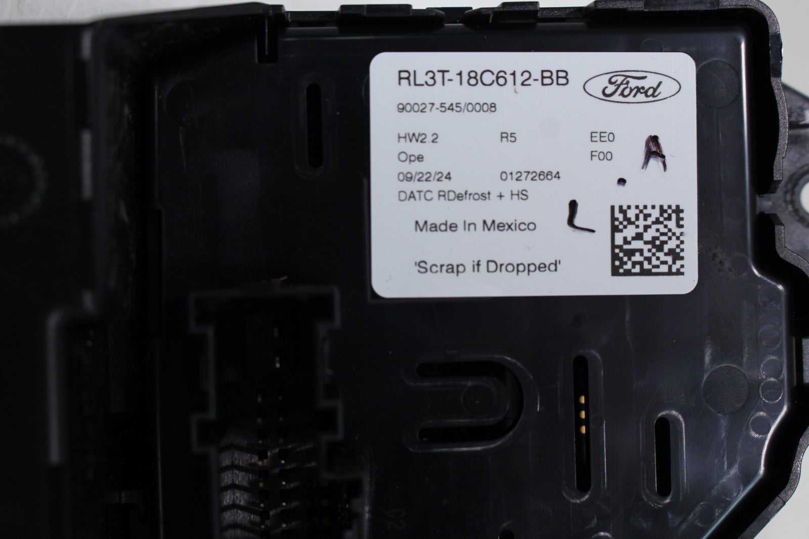 2024 Ford F150 Center Dash Radio Climate Heated Seat Control RL3T-18C612-BB