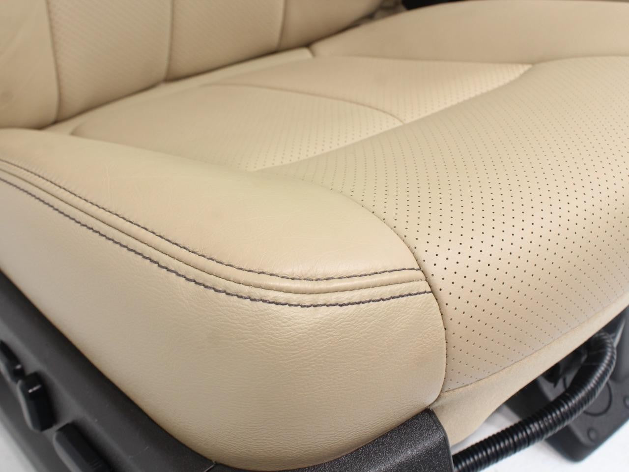 2011 - 2016 Ford Super Duty Seats, Lariat Adobe Tan Leather, Heat Cool, Front