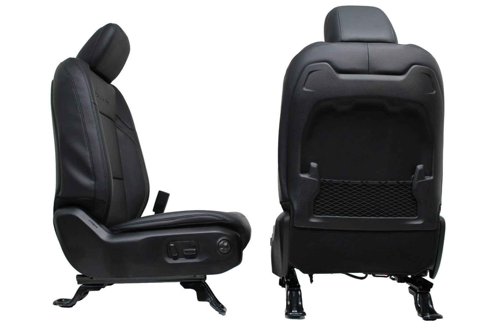 18-25 Jeep Wrangler SAHARA Gladiator JT Heated Power Leather Seats Black NEW OEM