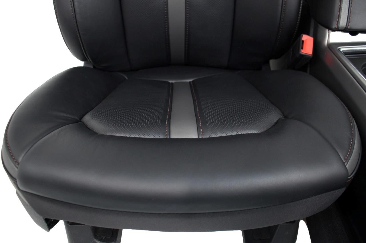 15-22 Ford F150 F250 Platinum Heated Cooled Massage Leather Seat Console Set