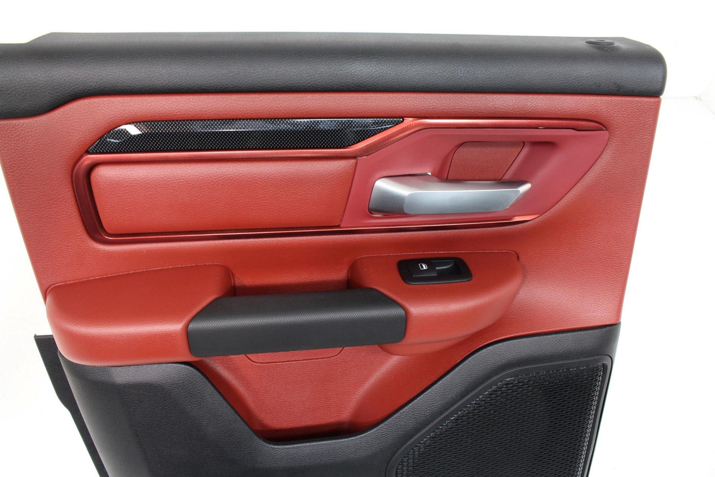 2019 - 2024 Dodge Ram 1500 Rebel Quad Cab Door Panels Set Black Red Switches OEM