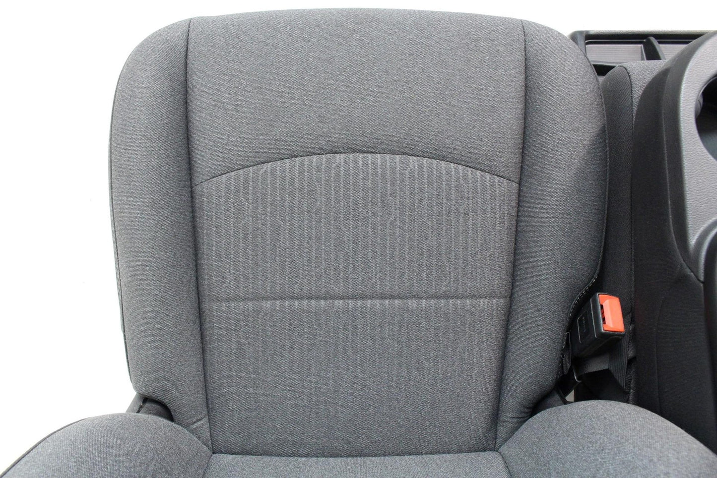2002 - 2025 Dodge Ram Black & Gray Cloth Front Seats with Jump Seat Console