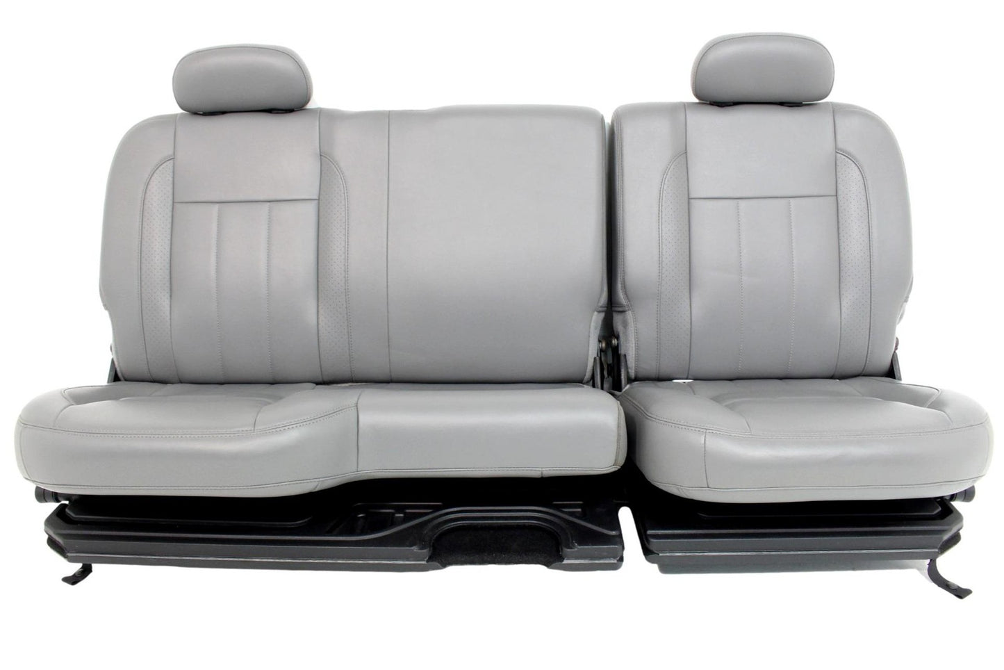2002-2008 Dodge Ram Slate Gray Leather Seats & Woodgrain Business Console
