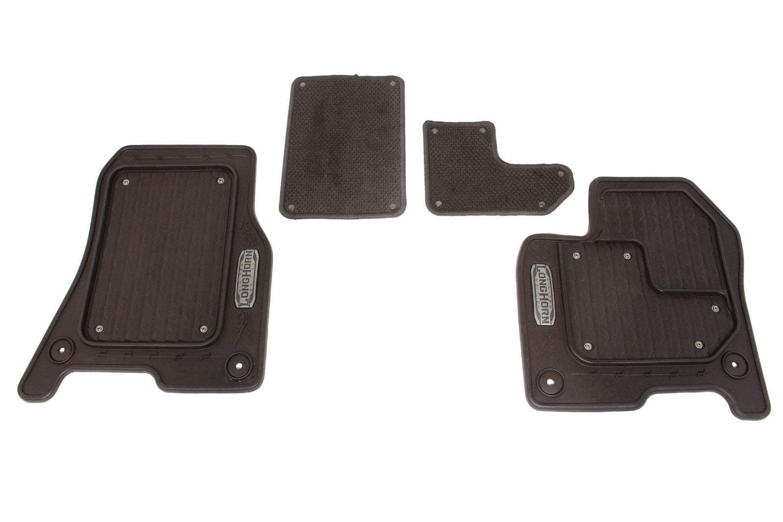 2019 - 2025 OEM Ram 1500 Longhorn Crew Cab All-Weather Floor Mats w Carpets