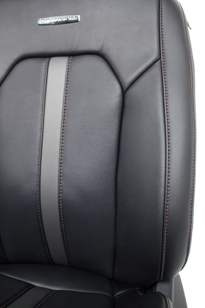 15-22 Ford F150 F250 Platinum Heated Cooled Massage Leather Seat Console Set