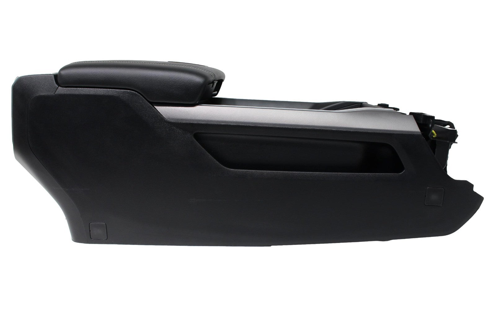 2019 - 2026 DT Ram 1500 Center Console, Black Leather w/ Logo, Wireless Charging