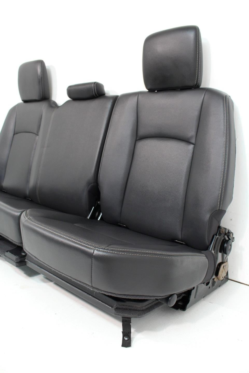 09-18 Dodge Ram 1500 2500 Quad Cab Seats Heated Ventilated Leather Set Black
