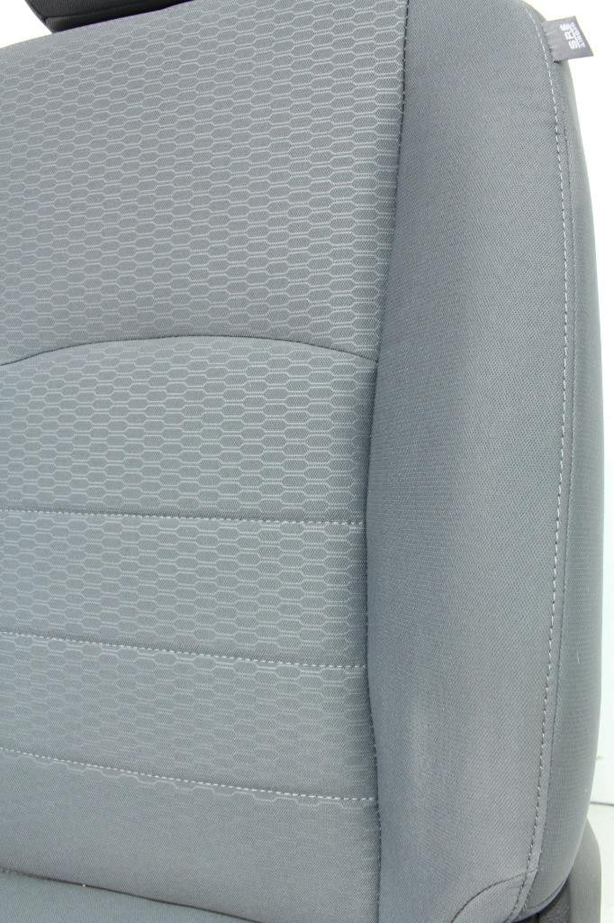 2009 - 2018 Dodge Ram 1500 2500 3500 Grey Cloth Bucket Seats Jump Seat Console